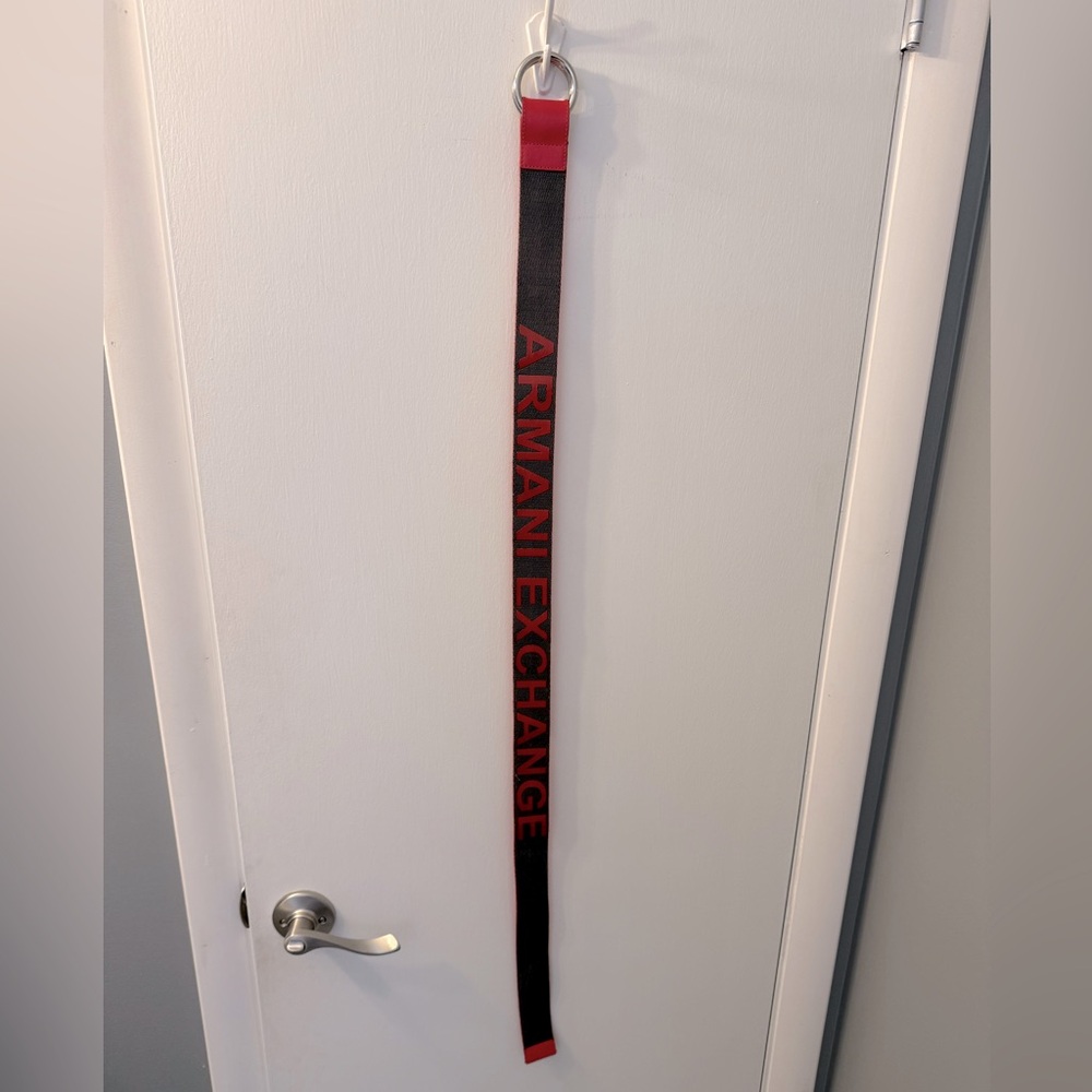 Armani Exchange Black and Red Belt reversible 
40in Great shape